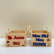 Cachep� pote 9 c/ escrita alto relevo - Cole��o Pai und