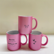 Caneca Glitter Rosa - Kit c/3 und