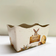 Caixa kit Retangular P�scoa Barbante Para 2 pote 11 - Pacote c/10 und