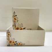 Caixa Display Linho Floral P - Pacote c/5 und