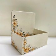 Caixa Display Linho Floral P - Pacote c/5 und