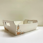 Bandeja Linho Floral G - und