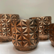 Vaso Lat�o Rose Gold - Kit c/4 und