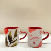 Canecas M�e com Al�a de Cora��o - Kit c/2 und