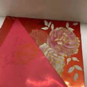 Poli Metalizado Amor Luxo 68cmx68cm - Pacote c/25 folhas