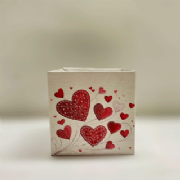 Cachep� Quadrado Pote 15 Amor Eterno - Pacote c/10 und