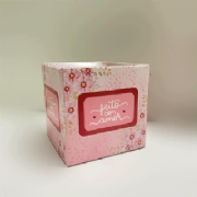 Cachep� Quadrado Pote 15 Feito com Amor - Pacote c/10 und