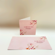 Cart�o Ilustrado 9x9cm - Pacote c/10 und