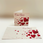 Cart�o Ilustrado 9x9cm - Pacote c/10 und