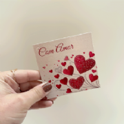 Cart�o Ilustrado 9x9cm - Pacote c/10 und