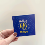 Cart�o Ilustrado 9x9cm - Pacote c/10 und