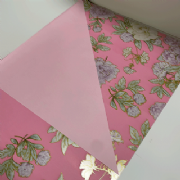 Poli Perolado Flora Rosa 68cmx68cm - Pacote c/25 folhas