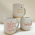 Caneca Splash Dourada Me Floral - Kit c/3 und