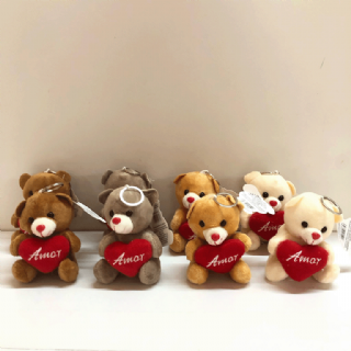 Chaveiro Urso 8cm - Kit c/8 und
