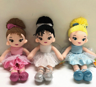 Kit Bonecas Bailarinas c/3 un 36cm