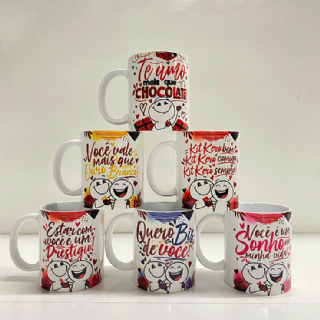 Canecas Chocolate - Kit c/6 und